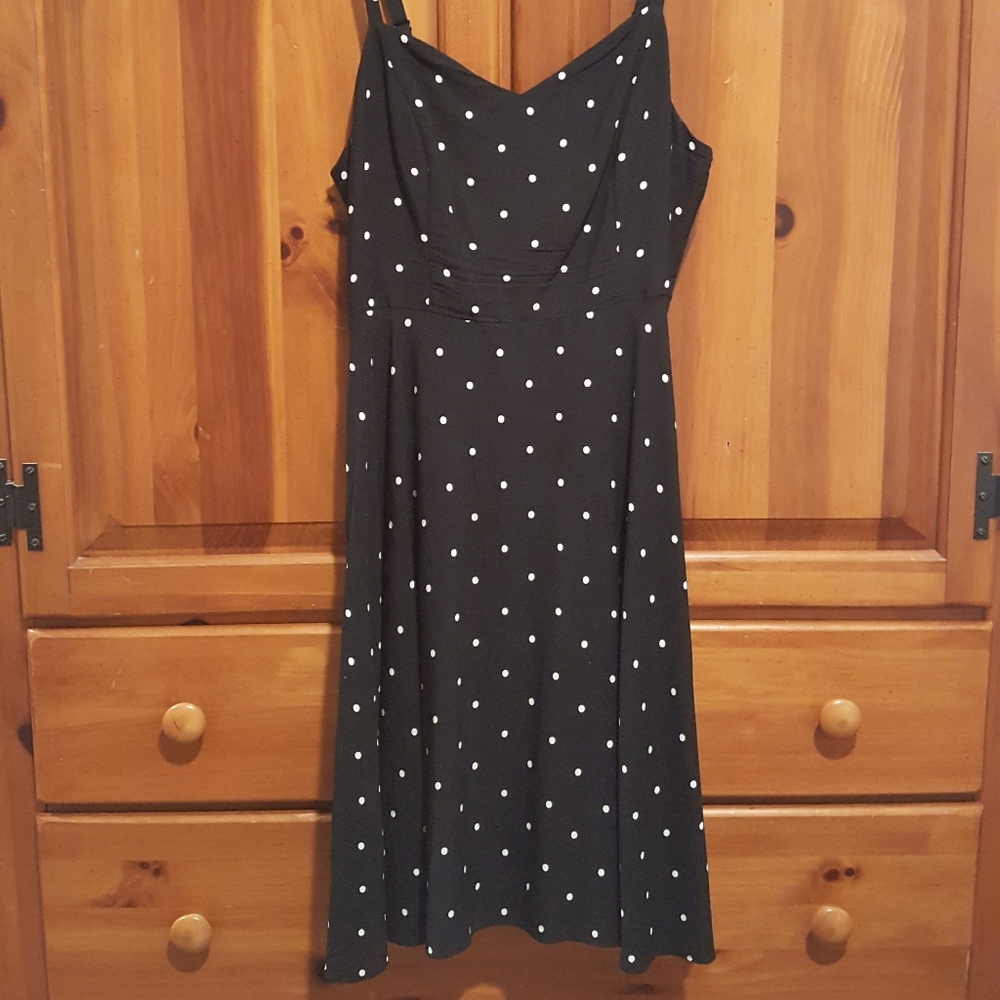 Polka dot casual dress